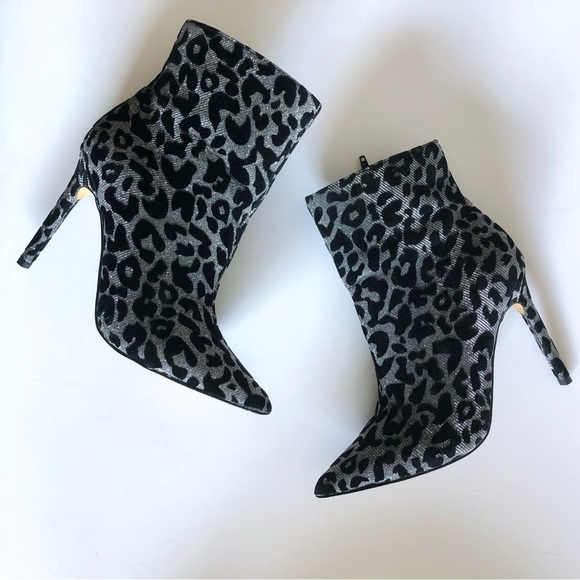 Express Metallic Leopard Booties - Picture 7 of 16